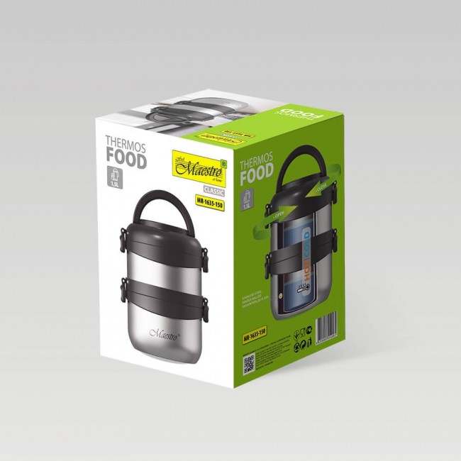 Maestro MR-1635-150 Thermos black, steel