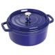Staub 24 cm Round Cast Iron Cocotte Dark-Blue