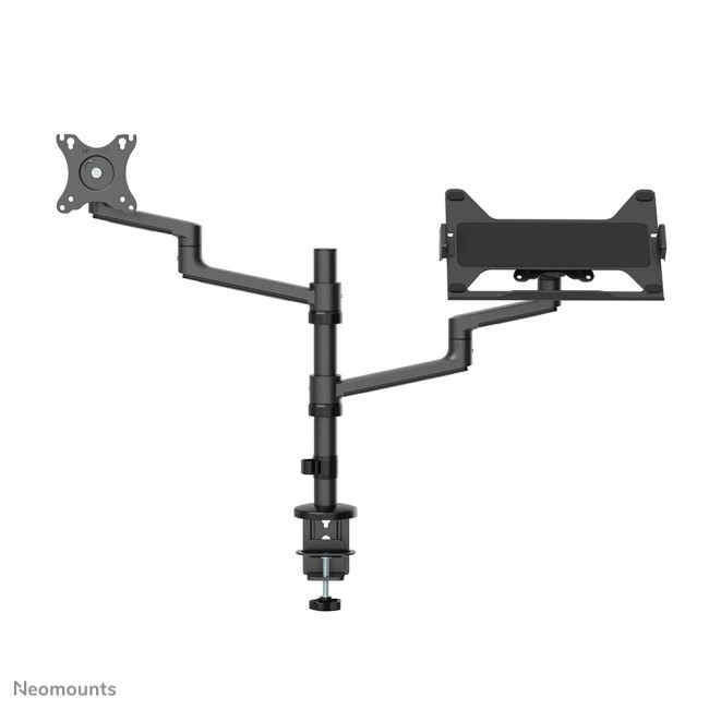 Neomounts DS20-425BL2 Monitor arm with laptop holder 17-27