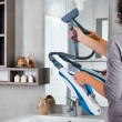 Polti Vaporetto SV460 Double Steam mop 0.3 L 1500 W Blue, White