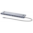 Docking Station 12-in-1 4K HDMI DP USB-A
