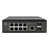 LevelOne IGP-1091 10-Port L3 Managed 2.5 Gigabit PoE Industrial Switch, 2 x 1G/10G SFP+ Uplinks, 8-Port PoE Outputs, Power Budget 480W, 802.3af/at/bt PoE, DIN-Rail, -40 C to 75 C