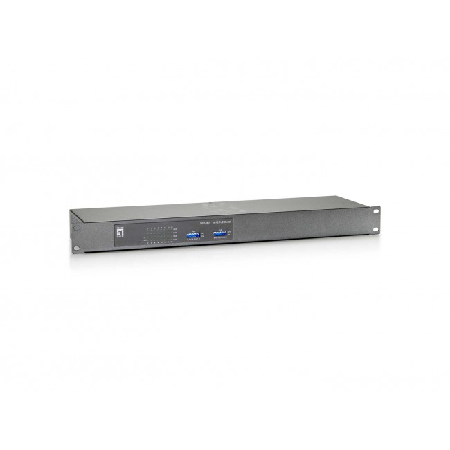 LevelOne 16-Port Fast Ethernet PoE Switch, 120W LevelOne 16-Port Fast Ethernet PoE Switch, 120W