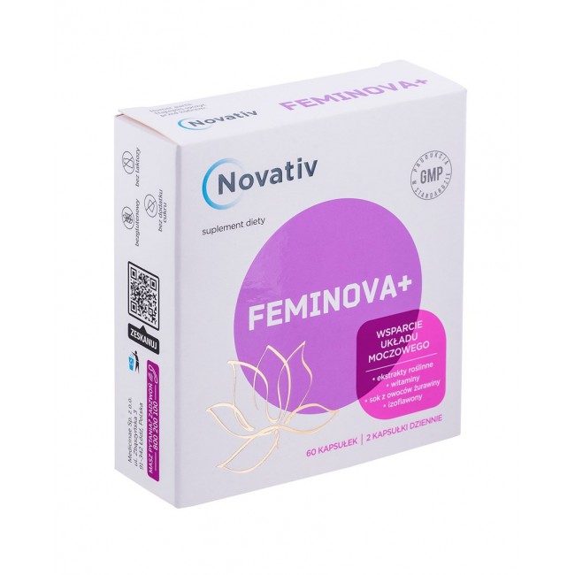 Zestaw Novativ: e -sze Complex, Multiwitamina&Minera y, Cynk, Feminova