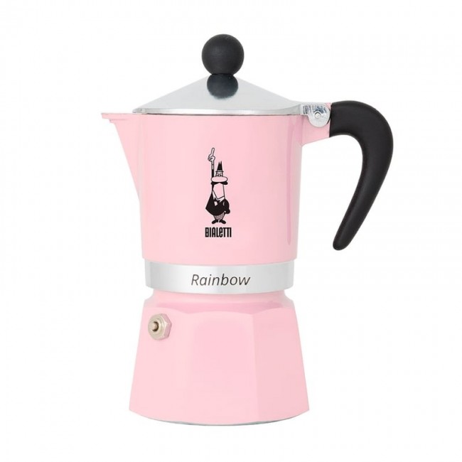 Coffee maker Bialetti Primavera Rainbow 3tz 150 ml Pink Coffee maker Bialetti Primavera Rainbow 3tz 150 ml Pink