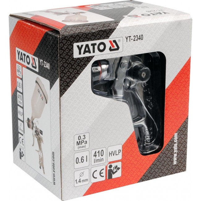 Yato YT-2340 pneumatic paint sprayer 0.6 L Yato YT-2340 pneumatic paint sprayer 0.6 L