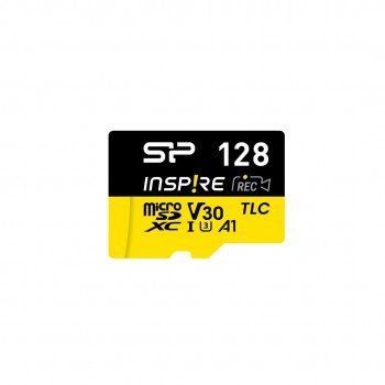 Memory card Silicon Power Inspire 128 GB MicroSDXC V30 UHS-I U3 A2 4K + adapter (SP128GBSTXLV3V1NSP)