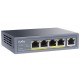 Cudy GS1005P network switch Gigabit Ethernet (10/100/1000) Power over Ethernet (PoE) Grey Cudy GS1005P network switch Gigabit Ethernet (10/100/1000) Power over Ethernet (PoE) Grey
