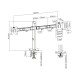 Built-in bracket for two Deluxe Ergo Office monitors, 17 Built-in bracket for two Deluxe Ergo Office monitors, 17
