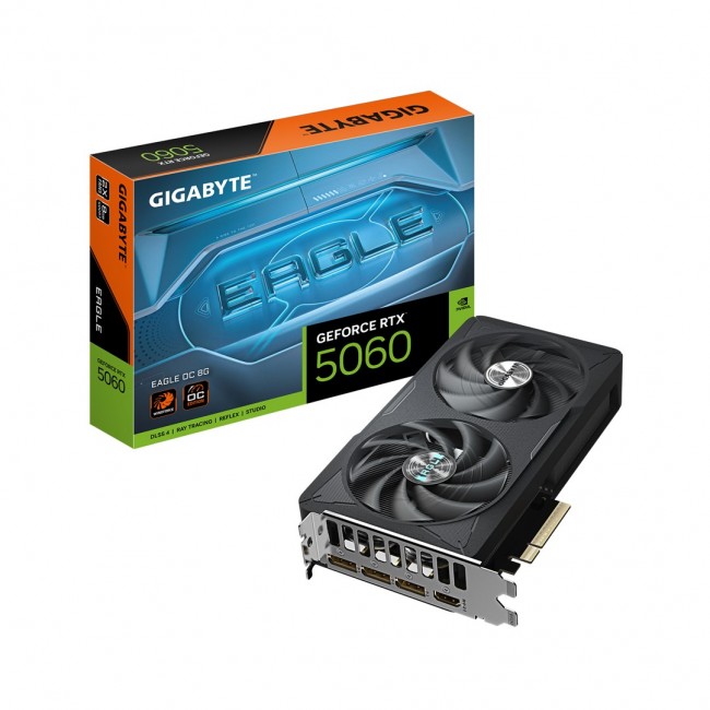GIGABYTE GeForce RTX 5060 EAGLE OC 8G Graphics Card - 8GB GDDR7 GIGABYTE GeForce RTX 5060 EAGLE OC 8G Graphics Card - 8GB GDDR7
