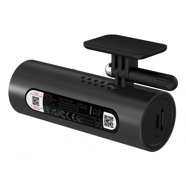 70mai M200 dashcam Full HD Wi-Fi Battery, USB Black