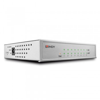 Lindy Network Switch - Gigabit, Desktop, 8 Port, 10/100/1000
