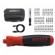 Speede PocketDrive electric screwdriver with bit cassette and bag