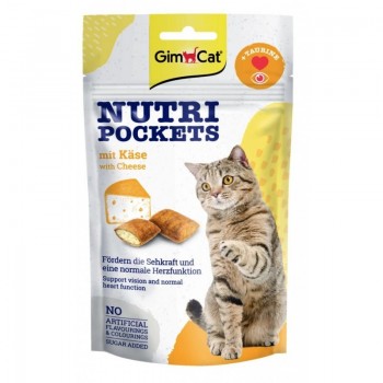 GIMCAT Nutri pockets Cheese - cat treats - 60g