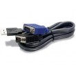 Trendnet TK-CU15 KVM cable Black 4.5 m
