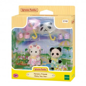 Sylvanian Families Nursery Friends - Rainy Day Duo