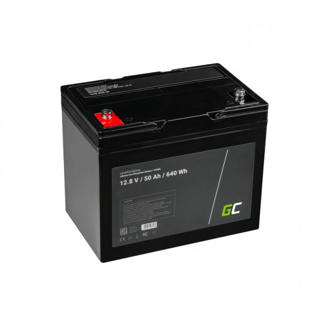 Green Cell CAV06 vehicle battery Lithium Iron Phosphate (LiFePO4) 50 Ah 12.8 V Marine / Leisure Green Cell CAV06 vehicle battery Lithium Iron Phosphate (LiFePO4) 50 Ah 12.8 V Marine / Leisure