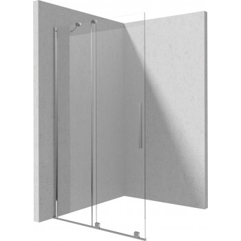 Walk-in shower wall 80 cm - sliding