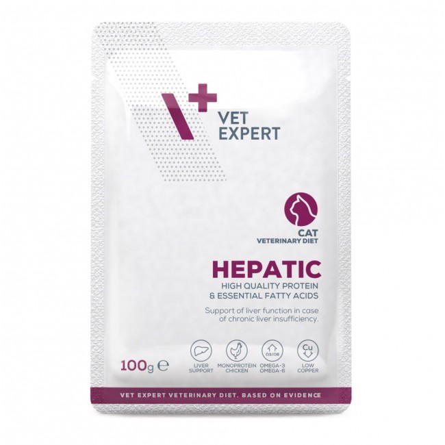 VET EXPERT Hepatic Chicken - wet cat food - 100g VET EXPERT Hepatic Chicken - wet cat food - 100g
