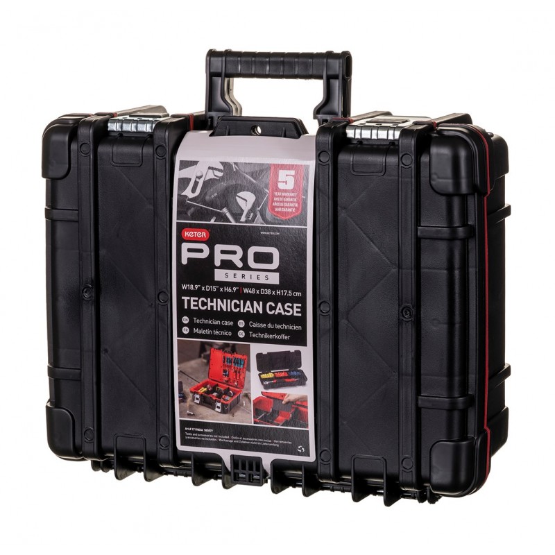 Keter 237003 equipment case Hard shell case Black, Red