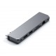Satechi ST-UCPHMXM laptop dock/port replicator 2 x USB 3.2 Gen 2 (3.1 Gen 2) Type-C Grey