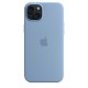 Apple iPhone 15 Plus Silicone Case with MagSafe - Winter Blue Apple iPhone 15 Plus Silicone Case with MagSafe - Winter Blue