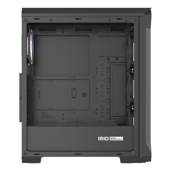 GENESIS Irid 505 ARGB Midi Tower Black, Transparent GENESIS Irid 505 ARGB Midi Tower Black, Transparent