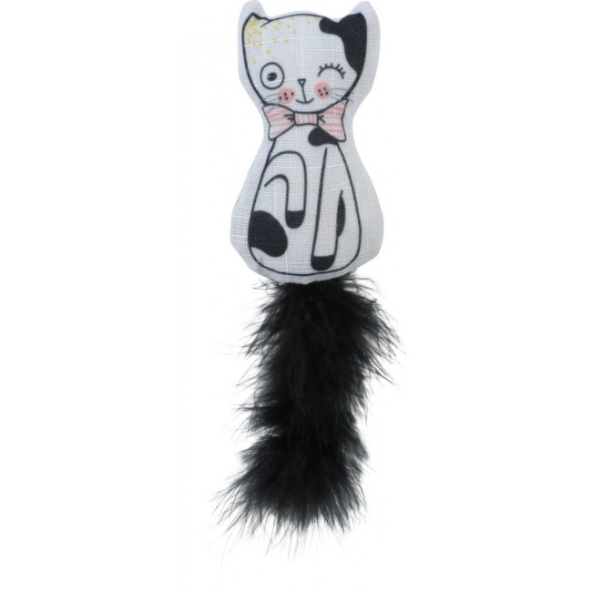 ZOLUX Chatouille Cat with feathers and catnip - cat toy - 13cm