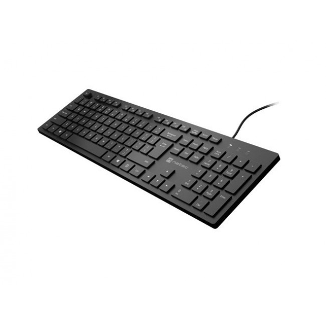Natec Herring US Multimedia Slim Keyboard Black Natec Herring US Multimedia Slim Keyboard Black