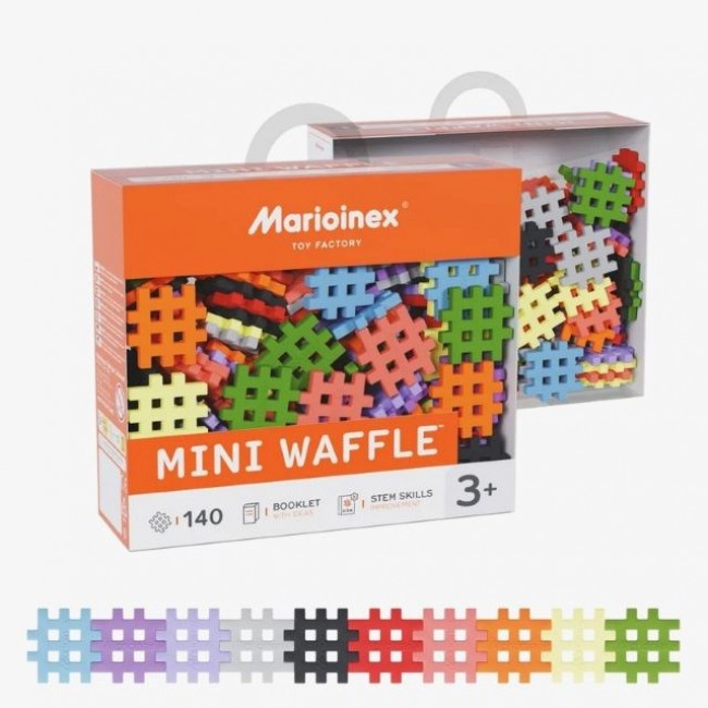 Marioinex Mini Waffle Building Blocks Set 1, 140 pieces