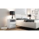 Topeshop M1 BIEL MAT nightstand/bedside table 2 drawer(s) White Topeshop M1 BIEL MAT nightstand/bedside table 2 drawer(s) White