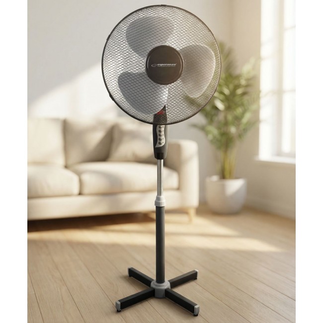 Esperanza EHF001KE household fan Black, Chrome