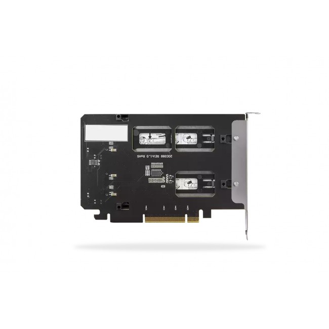 Icy Dock MB842MP-B storage drive enclosure SSD enclosure Black, Silver M.2