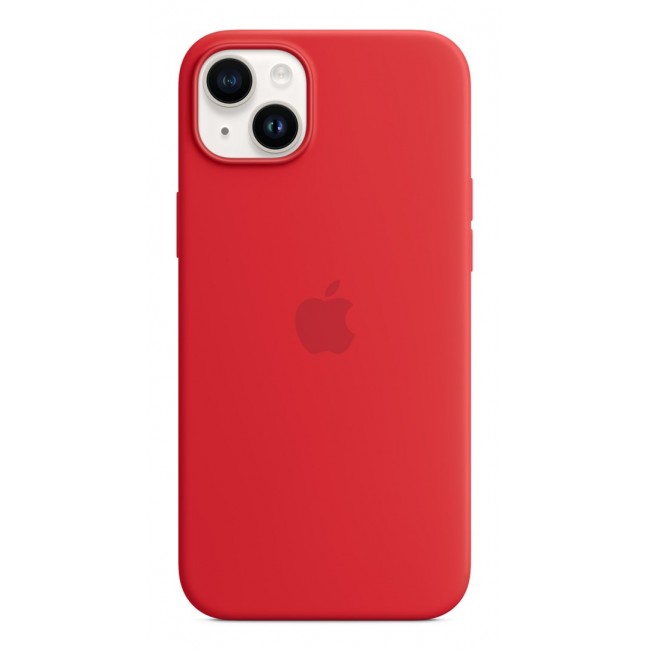 Apple iPhone 14 Plus Silicone Case with MagSafe - (PRODUCT)RED Apple iPhone 14 Plus Silicone Case with MagSafe - (PRODUCT)RED