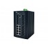 LevelOne 20-Port L2 Plus Managed Industrial Switch, 8 x 1GbE RJ45, 8 x 1GbE SFP, 4 x 1/2.5GbE SFP, DIN-Rail, -40 C to 80 C
