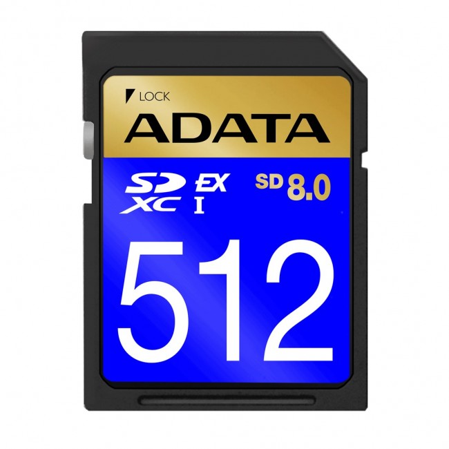 ADATA Premier Extreme SD8.0 SDXC 512 GB Class 10 UHS-I/U3 V30 ADATA Premier Extreme SD8.0 SDXC 512 GB Class 10 UHS-I/U3 V30