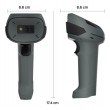 Safescan 310-W Handheld bar code reader 1D/2D CMOS Black, Grey