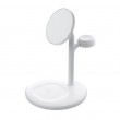 Green Cell MSST-GC-3IN1-W mobile device charger Headphones, Headset, Smartphone, Smartwatch White Wireless charging Auto