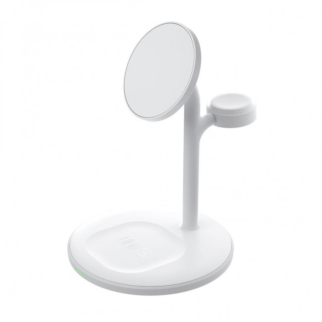 Green Cell MSST-GC-3IN1-W mobile device charger Headphones, Headset, Smartphone, Smartwatch White Wireless charging Auto