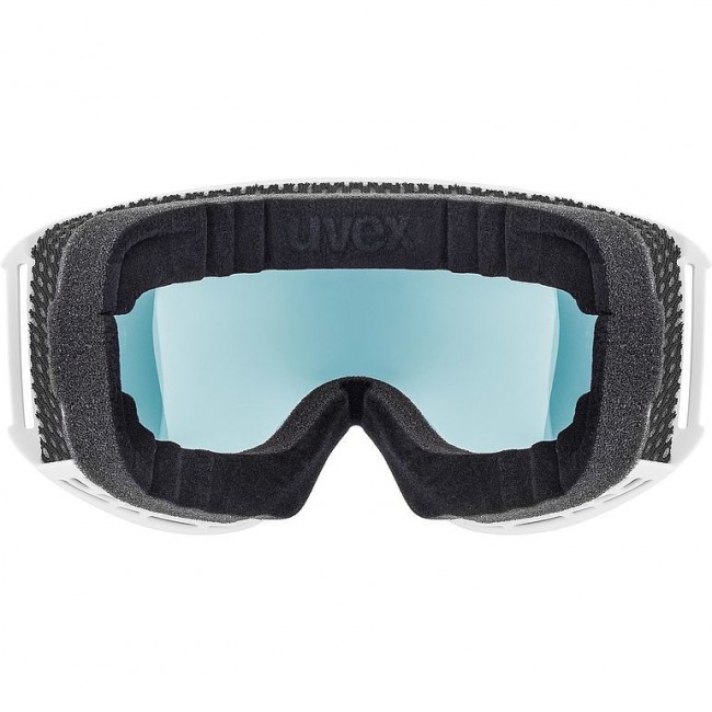 Uvex topic FM spheric winter sport goggles White Unisex Blue, Yellow Spherical lens