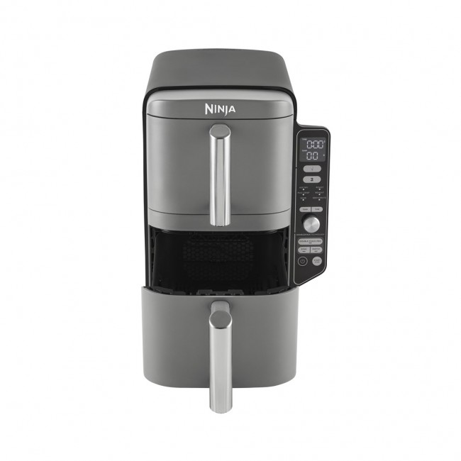 Ninja SL400EU fryer Double 9.5 L 2470 W Hot air fryer Black, Grey Ninja SL400EU fryer Double 9.5 L 2470 W Hot air fryer Black, Grey