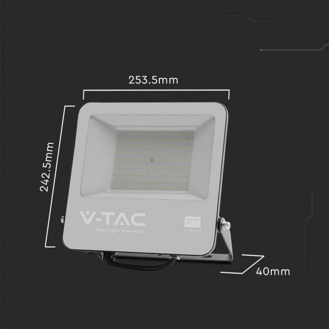LED projector V-TAC VT-44101 100W SAMSUNG CHIP 135Lm/W 6500K 11480lm (SKU 8847) Black LED projector V-TAC VT-44101 100W SAMSUNG CHIP 135Lm/W 6500K 11480lm (SKU 8847) Black