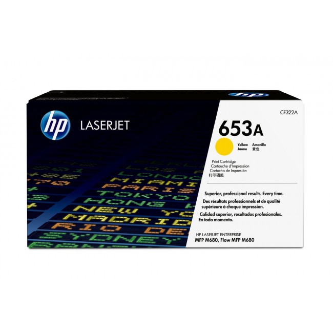 HP 653A Yellow Original LaserJet Toner Cartridge HP 653A Yellow Original LaserJet Toner Cartridge