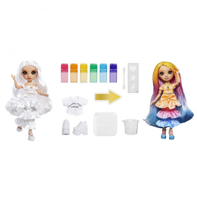 Rainbow High Watercolor & Create Fashion Doll, Brown Eyes Rainbow High Watercolor & Create Fashion Doll, Brown Eyes