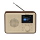 Denver DAB-60DW Portable Analog & digital Wood Denver DAB-60DW Portable Analog & digital Wood