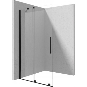 Walk-in shower wall 80 cm - sliding