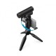 Sennheiser MKE 400 Mobile Kit - condenser, supercardioid microphone with low-pass filter with Manfrotto tripod Sennheiser MKE 400 Mobile Kit - condenser, supercardioid microphone with low-pass filter with Manfrotto tripod