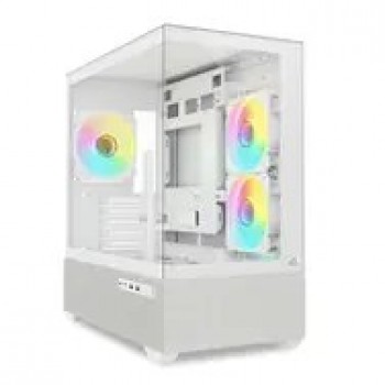 Sharkoon MK7 ARGB mATX Case 2xGlass White