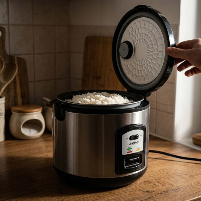 Mesko MS 6411 rice cooker Black,Stainless steel 1000 W