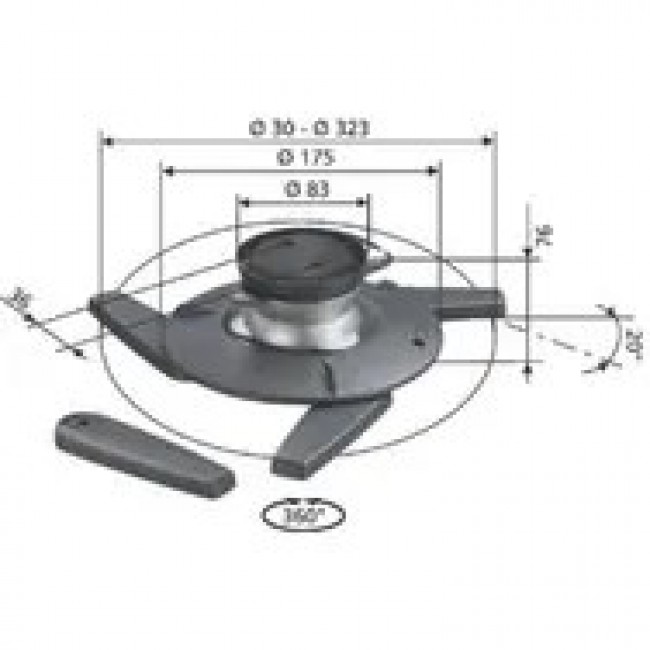 Ceiling Mount Vogels EPC6545 for Projector 22LB Ceiling Mount Vogels EPC6545 for Projector 22LB